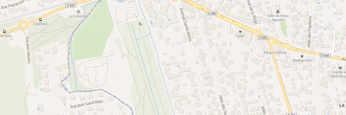 Plan du 12T Av Sainte-marie à Gujan-Mestras