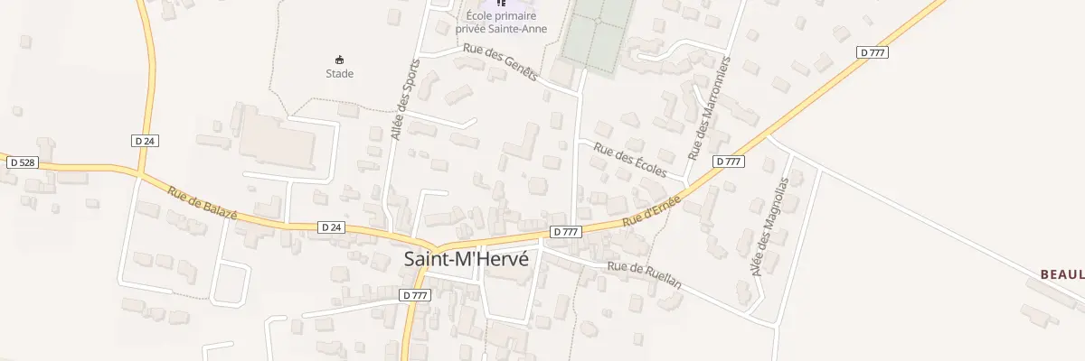 Plan du 3B Allée des Acacias à Saint-M’Hervé