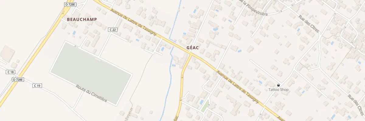 Plan du 4 Rue de Géac à Marennes-Hiers-Brouage