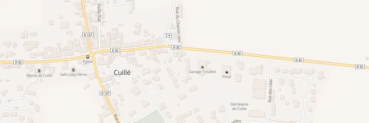 Plan du 38 Rue du Maine à Cuillé
