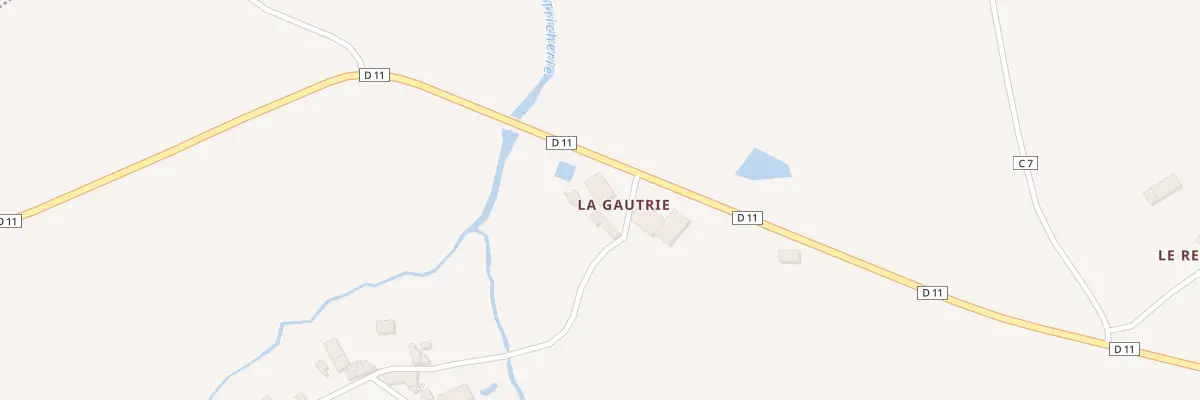Plan du 1 La Gautrie à Mesnard-la-Barotière