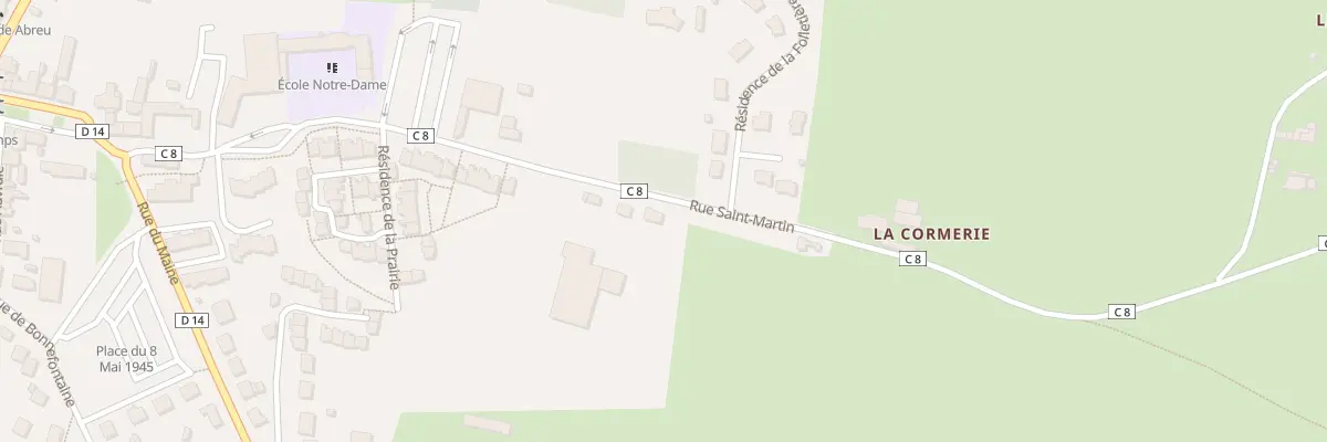 Plan du 56 Rue Saint-Martin à Louvigné-du-Désert