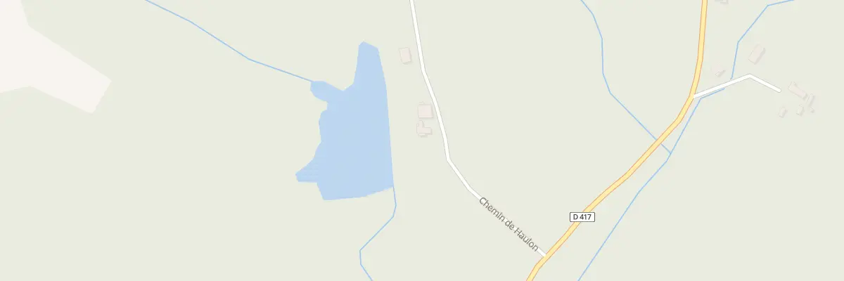 Plan du 233 Che de Haulon à Bélus