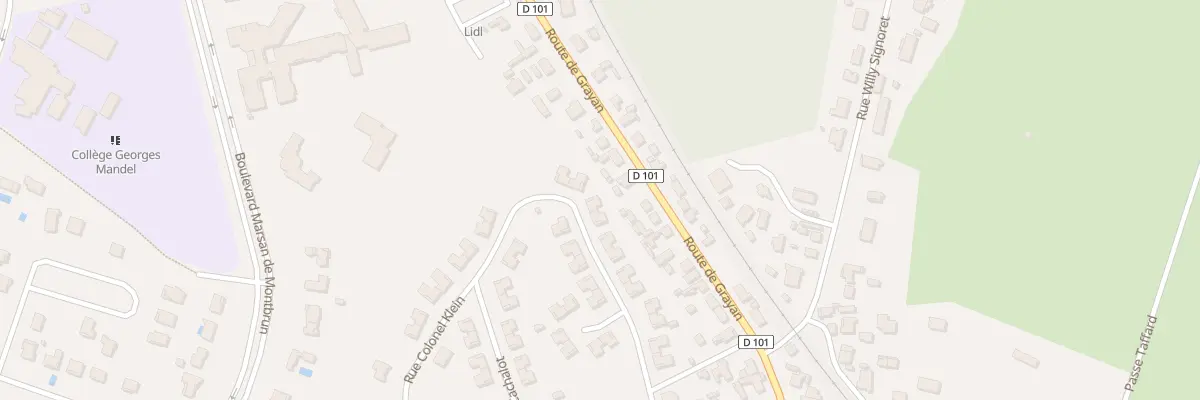 Plan du 50 Rue Colonel Klein à Soulac-sur-Mer