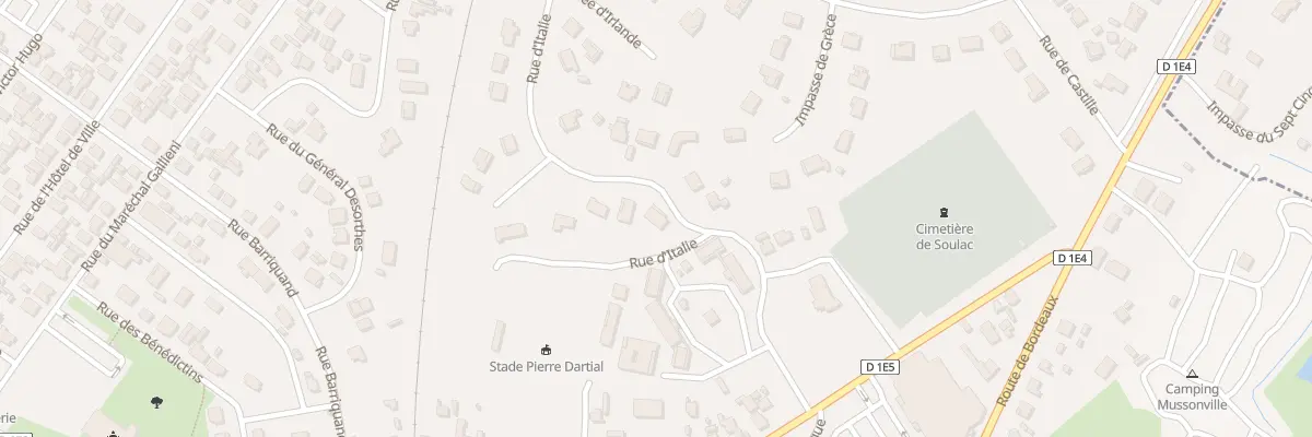 Plan du 57 Rue d’Italie à Soulac-sur-Mer