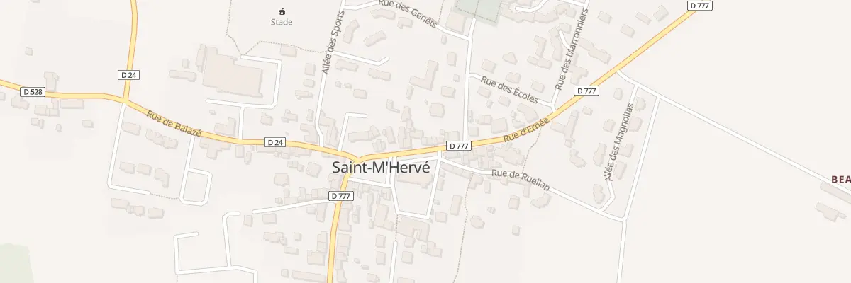 Plan du 19 Rue d’Ernée à Saint-M’Hervé