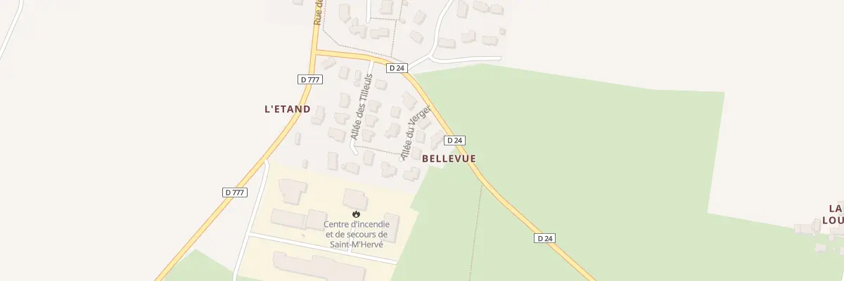 Plan du 3 All du Verger à Saint-M’Hervé