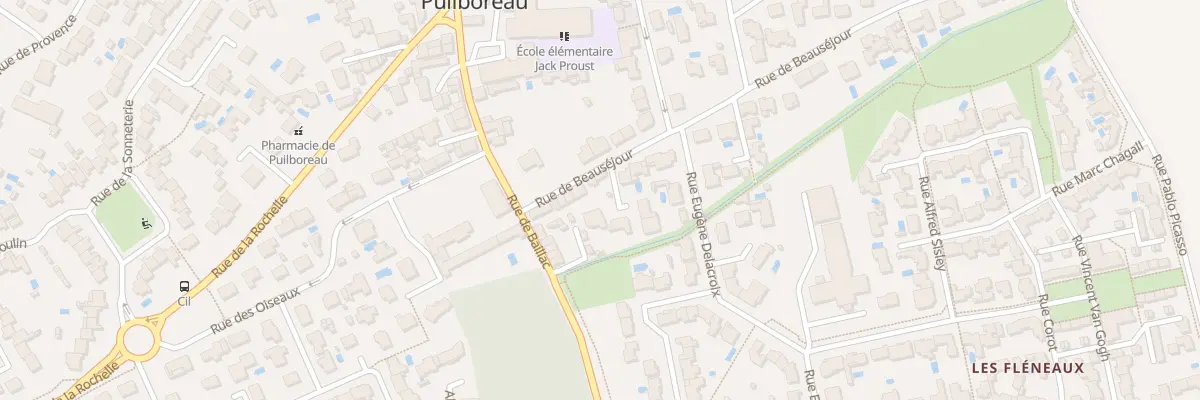 Plan du 12 Rue Beausejour à Puilboreau