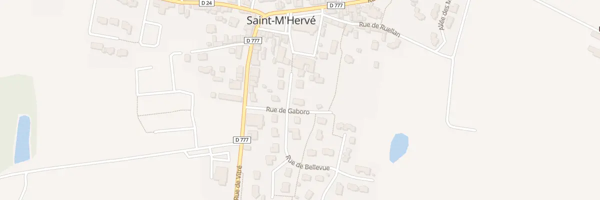 Plan du 3 Rue de Gaboro à Saint-M’Hervé