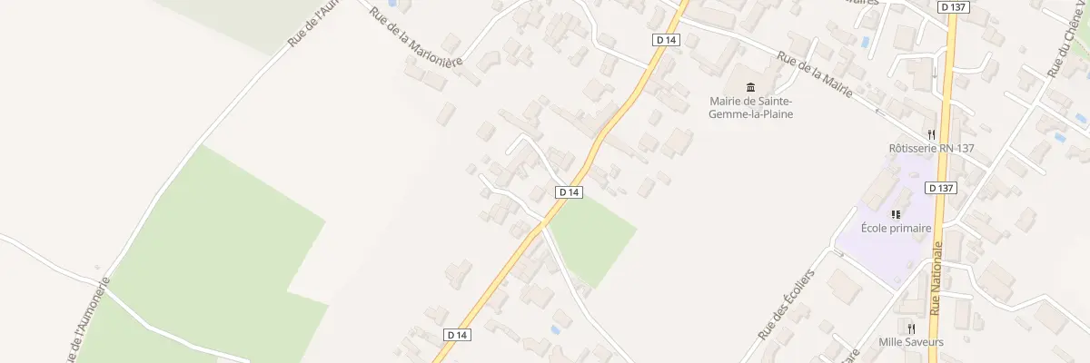 Plan du 3 Rue de l’église à Sainte-Gemme-la-Plaine