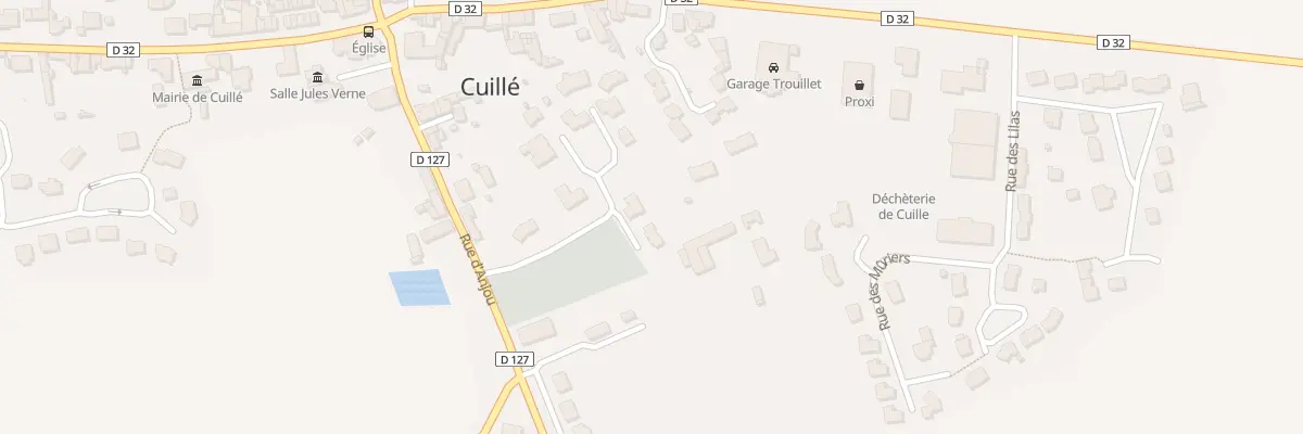Plan du 10 Lot le Clos du Rocher à Cuillé