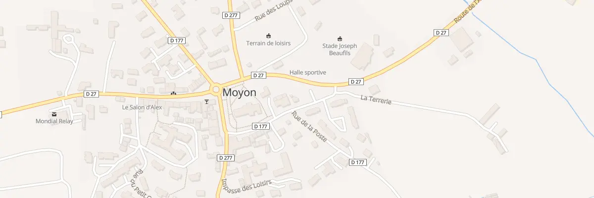 Plan du 191 Rue de la Mairie à Moyon Villages