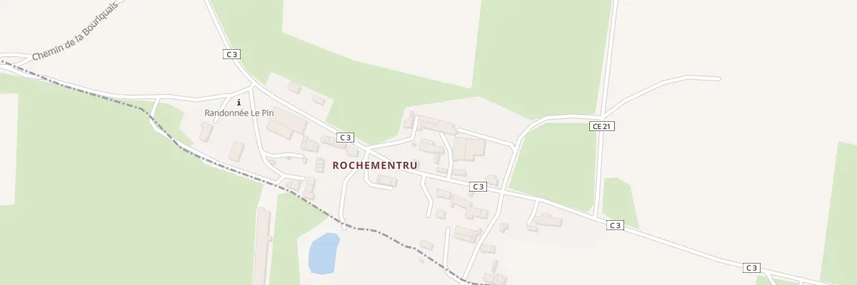 Plan du 5 Rochementru au Pin