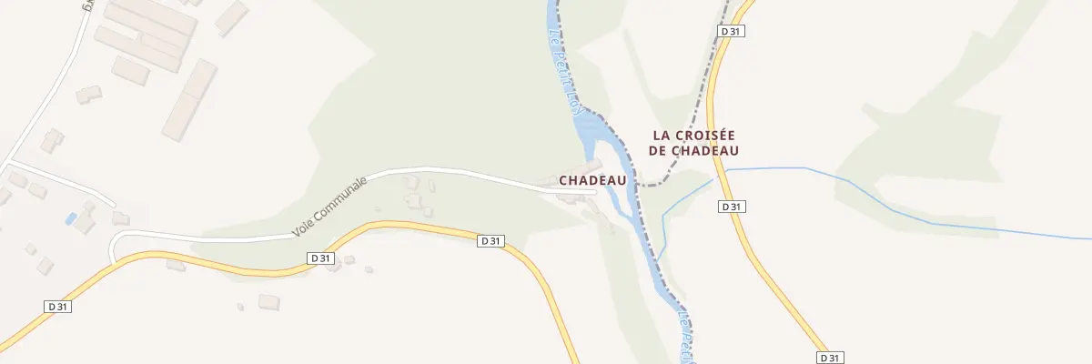 Plan du 5213 Le Chadeau à Sainte-Cécile
