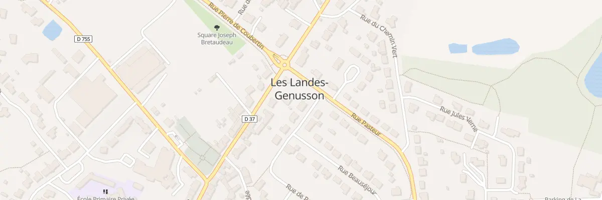 Plan du 2 Rue beauséjour aux Landes-Genusson