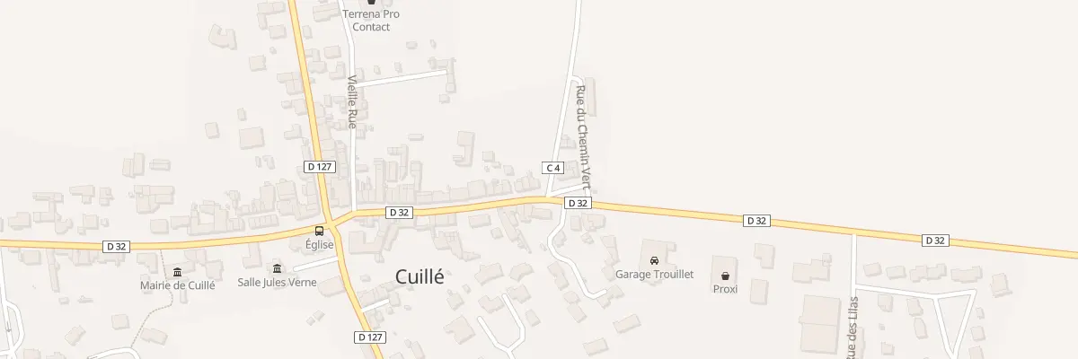 Plan du 45 Rue du Maine à Cuillé