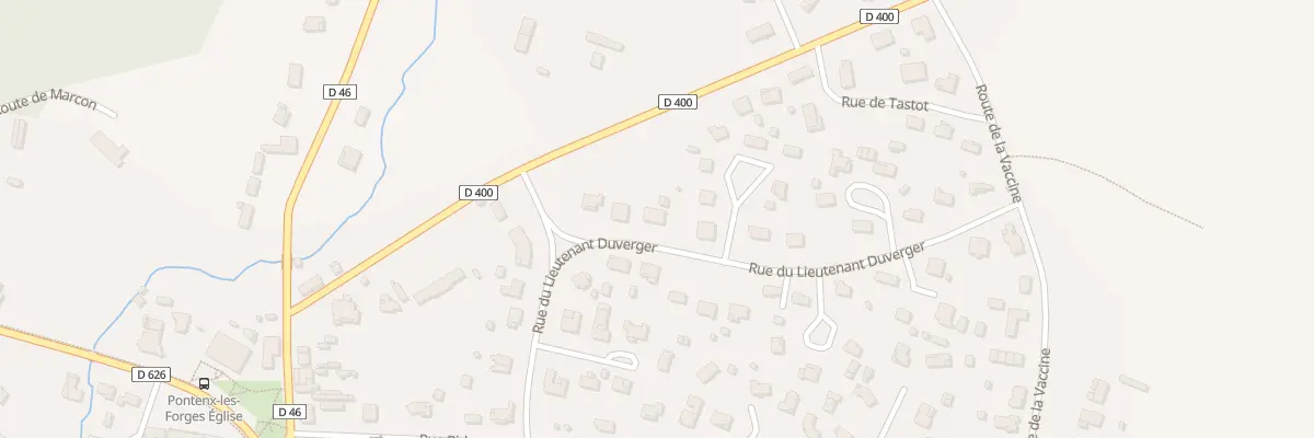 Plan du 17 Av du Lieutenant Duverger à Pontenx-les-Forges