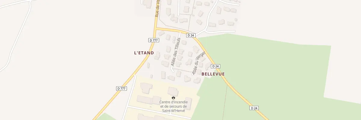 Plan du 5 All les Tilleuls à Saint-M’Hervé