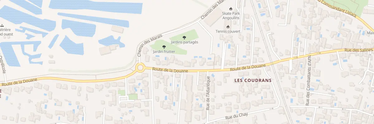 Plan du 24 Rte de la Douane à Angoulins