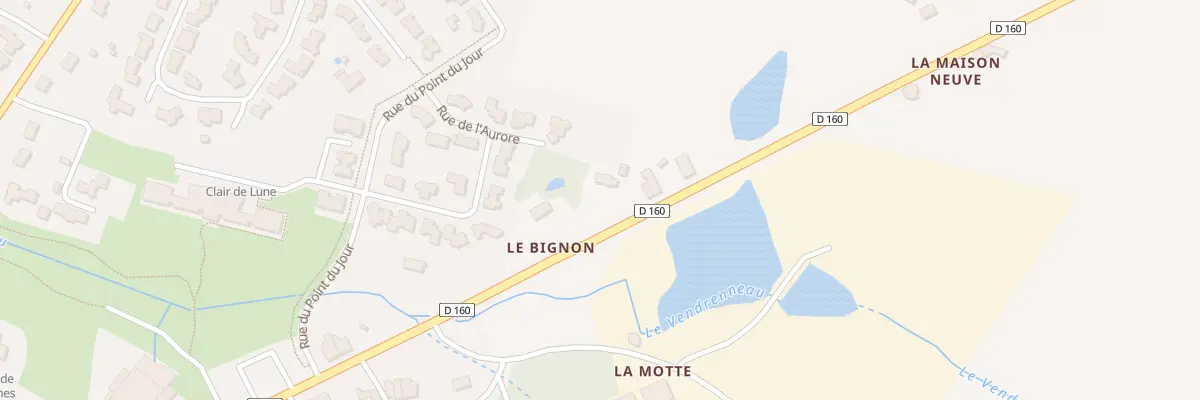 Plan du 5002 Le Bignon à Vendrennes