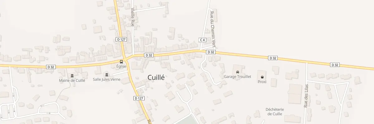 Plan du 24 Rue du Maine à Cuillé