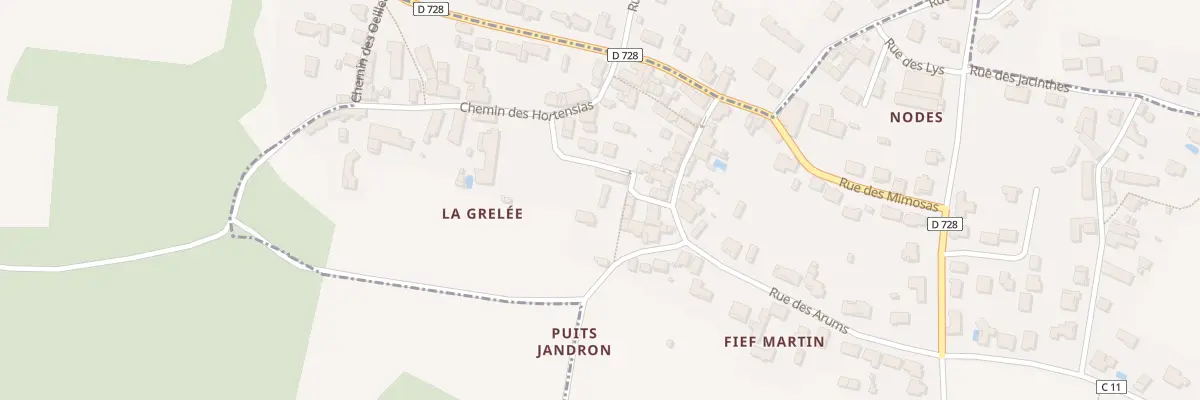 Plan du 1 Che des Clochettes à Marennes-Hiers-Brouage