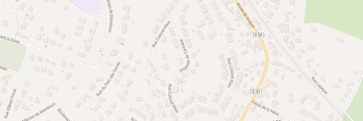 Plan du 98 Rue Colonel Klein à Soulac-sur-Mer