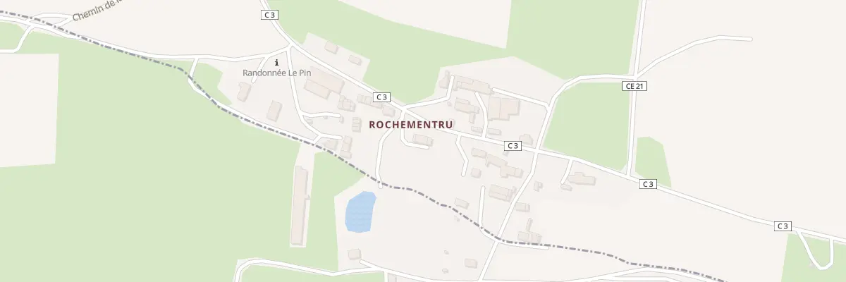 Plan du 12 Rochementru au Pin