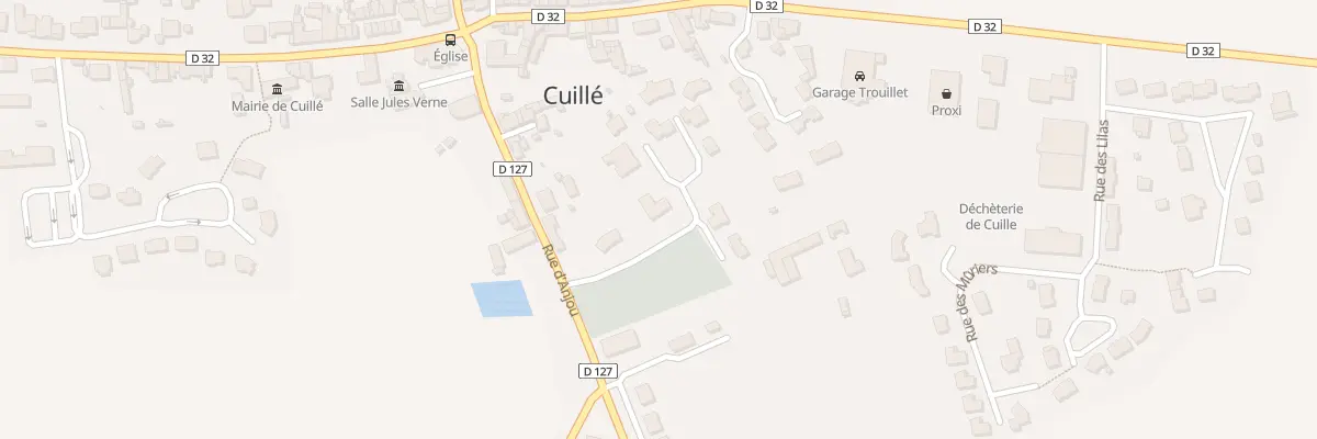 Plan du 2 Lot le Clos du Rocher à Cuillé
