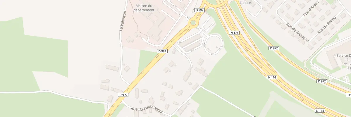 Plan du 219 Rte de Candol à Saint-Lô