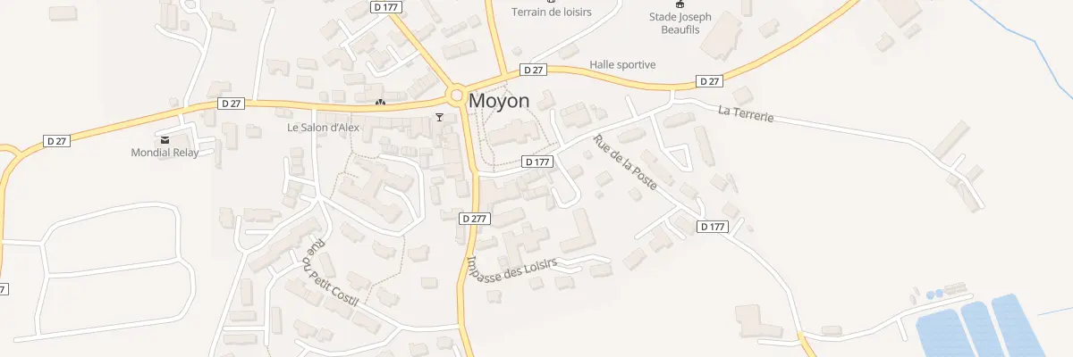 Plan du 118 Rue de la Mairie à Moyon Villages