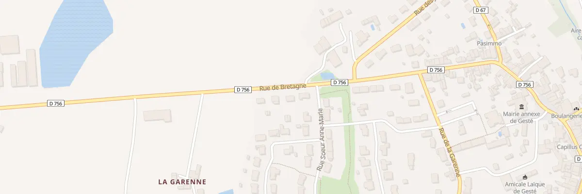 Plan du 81 Rue de Bretagne (Geste) à Beaupréau-en-Mauges