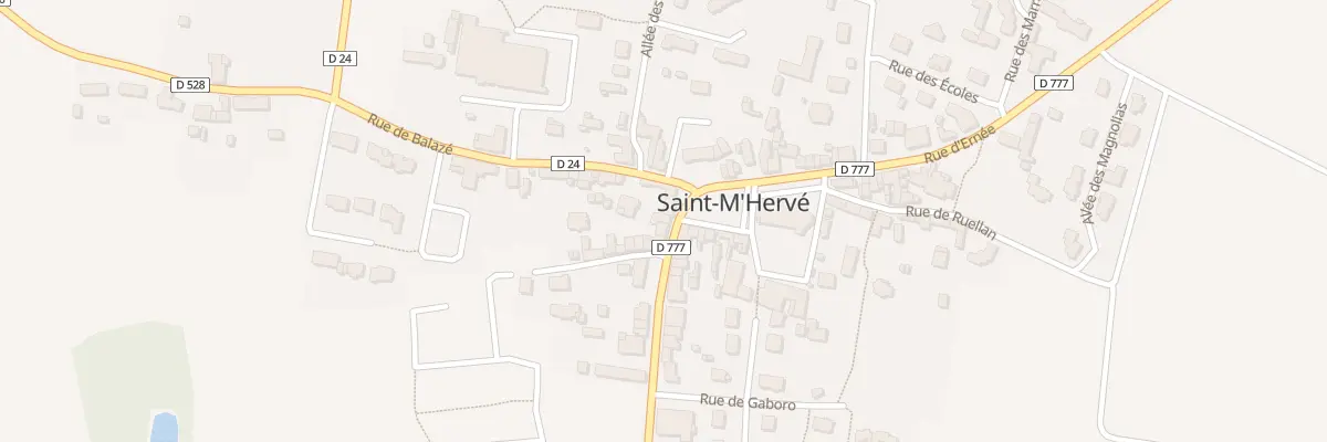 Plan du 6 Rue de Vitre à Saint-M’Hervé