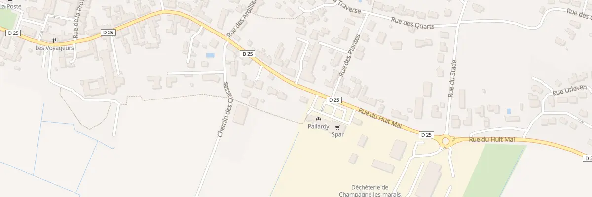 Plan du 52B Rue du huit mai à Champagné-les-Marais