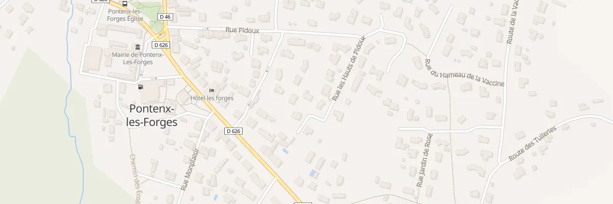 Plan du 152 Rue les Hauts de Pidoux à Pontenx-les-Forges