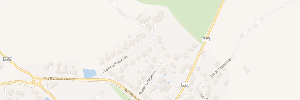 Plan du 12 Rue de la tisonnière aux Landes-Genusson