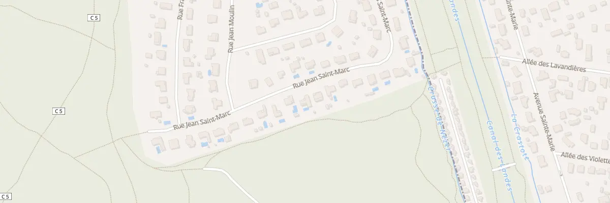 Plan du 75 Rue Jean Saint-Marc à La Teste-de-Buch