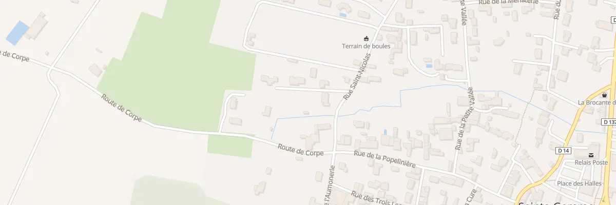 Plan du 12 Rue saint-nicolas à Sainte-Gemme-la-Plaine