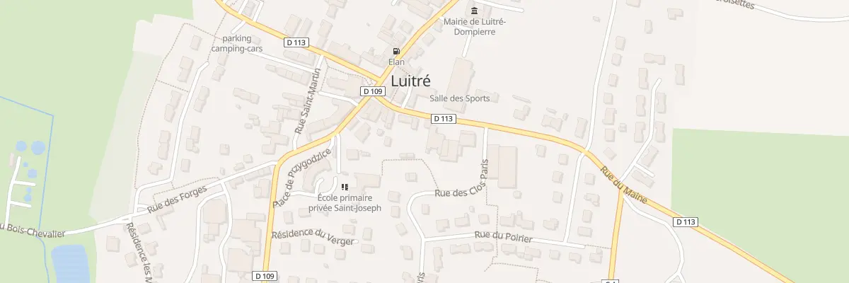 Plan du 297 Le Bourg à Luitré-Dompierre