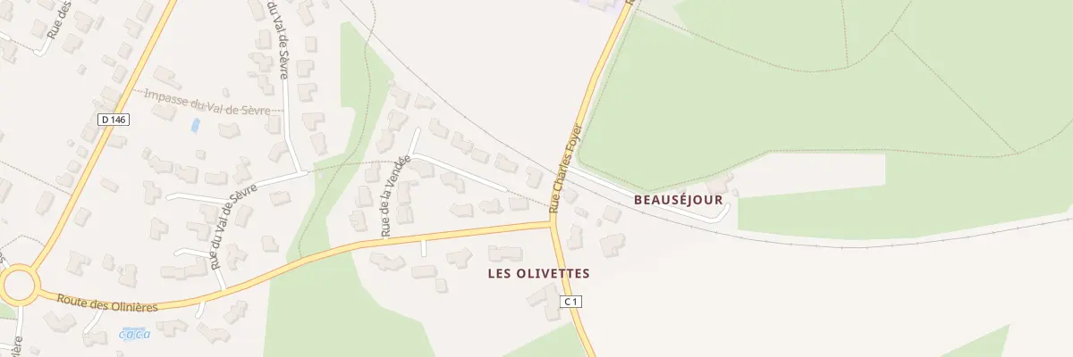 Plan du 23 Rue de la Vendee (Torfou) à Sèvremoine