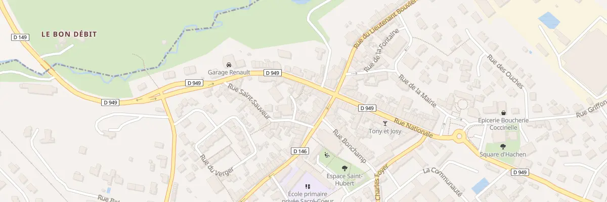 Plan du 36 Rue Nationale (Torfou) à Sèvremoine