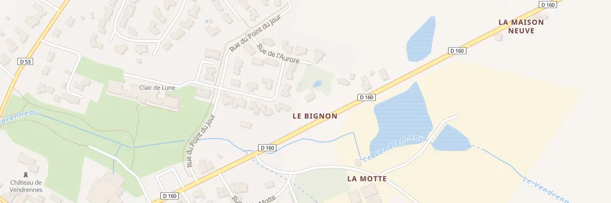 Plan du 5003 Le Bignon à Vendrennes