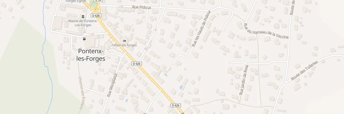 Plan du 160 Rue les Hauts de Pidoux à Pontenx-les-Forges