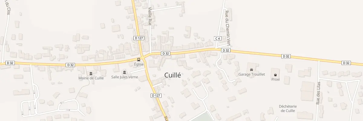 Plan du 16 Rue du Maine à Cuillé