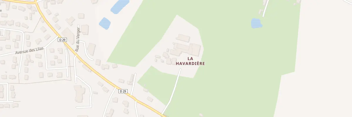Plan du 5096 La Havardière à Erbrée