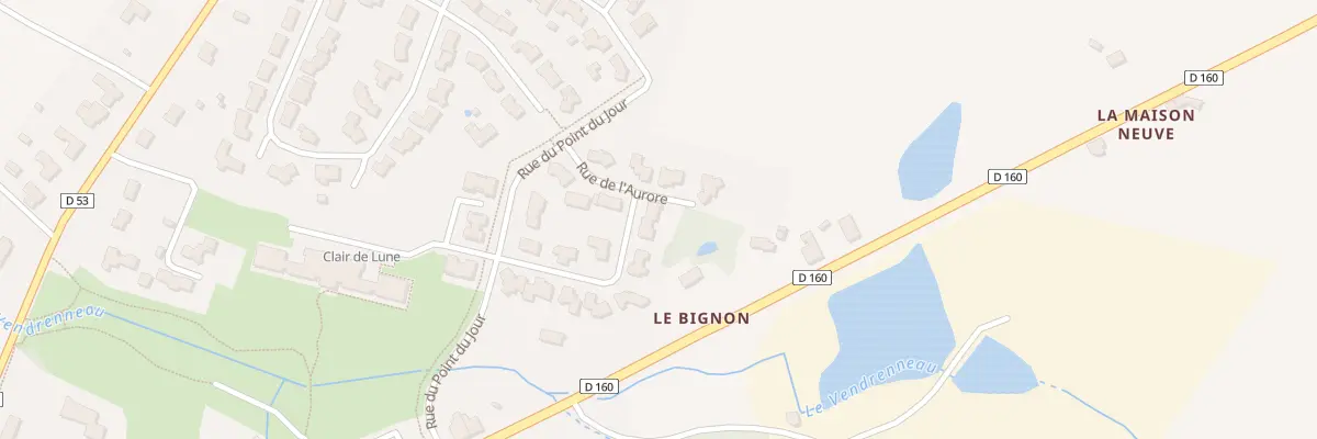 Plan du 14 Rue de l’Aurore à Vendrennes