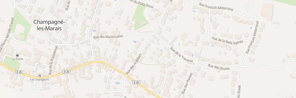 Plan du 8 Rue des ardilliers à Champagné-les-Marais
