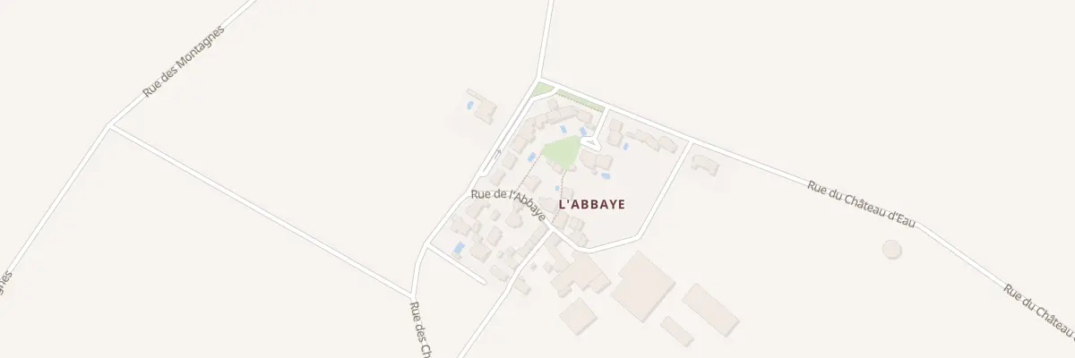 Plan du 1 Rue de l’Abbaye à Puilboreau