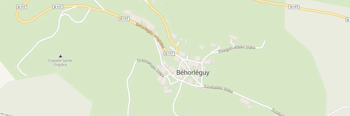 Plan du 5009 Village à Béhorléguy