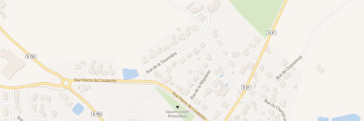 Plan du 6 Rue de la tisonnière aux Landes-Genusson